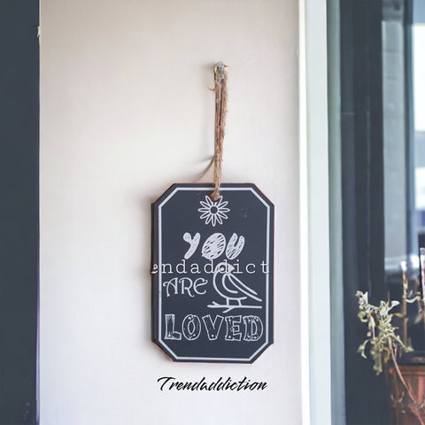 Wooden Wall Hanging Quotation