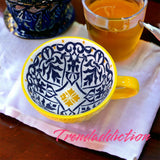 Single Ceramic Breakfast Art Mug