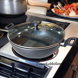 Non- Stick 32cm Cooking Wok with Spoon