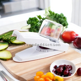 Vegetable Salad & Fruit Cutter - White