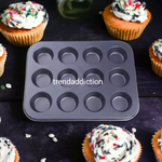 12 in 1 cake mold / muffin / cupcake cup shaped baking mold