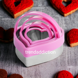 Set of 3 Heart Cookie Cutters