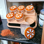 6 Spice Jars with stand