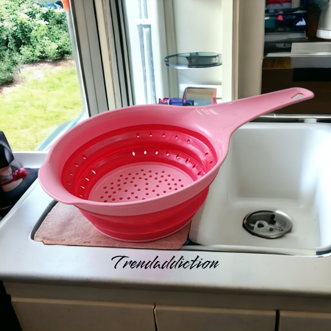 Foldable Silicone Handle Strainer