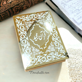Laser cut gold Quran box