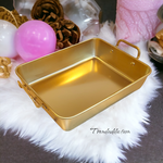 Stainless steel Golden Serving Pan