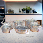 Imported stainless steel cookerwear set