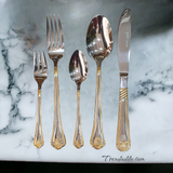 Germany Gold plated 72 pcs cutlery set