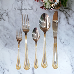 Germany Gold plated 72 pcs cutlery set