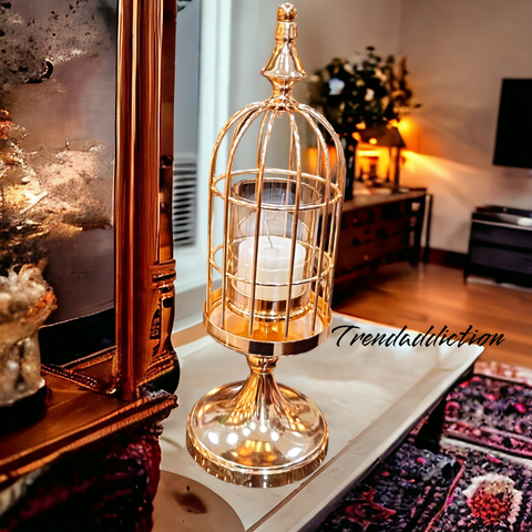 Bird cage candle holder 18inches