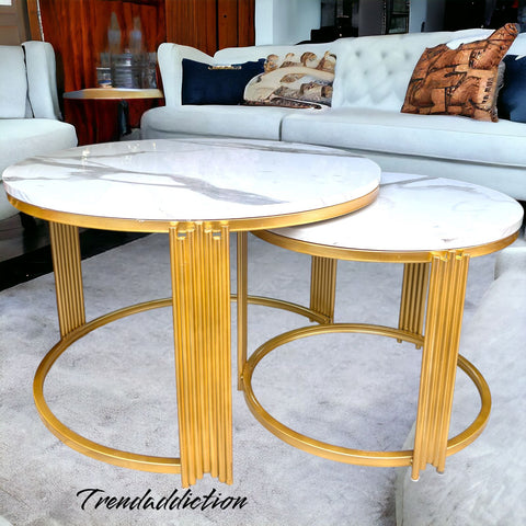 Luxurious Center Tables Set of 2
