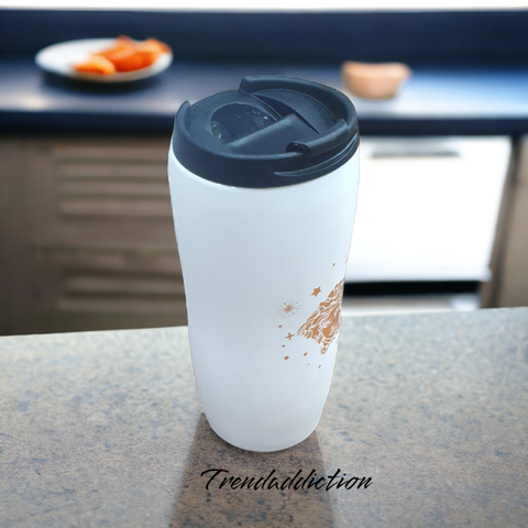 Coffee mug with lid